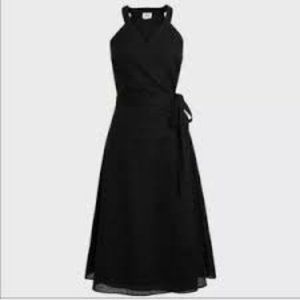 J Crew Linen Wrap Dress